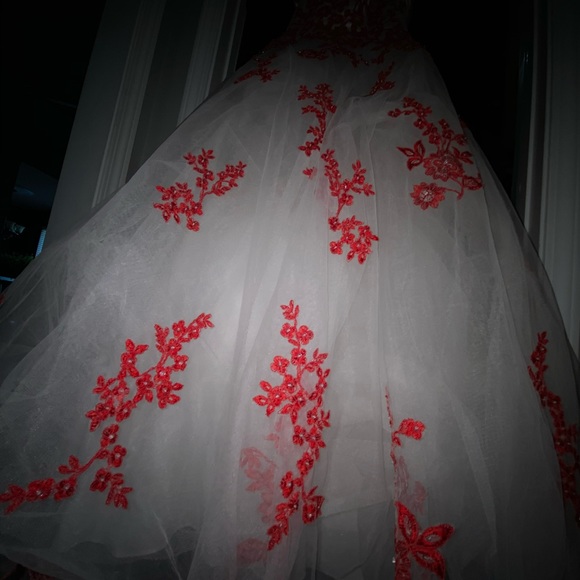 Tiffany Designs Timeless Red Ball Gown - Picture 6 of 6